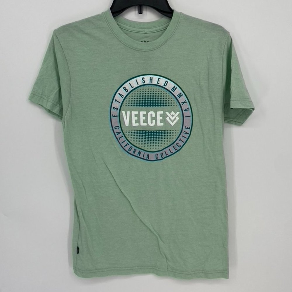Veece Womens Green T-Shirt